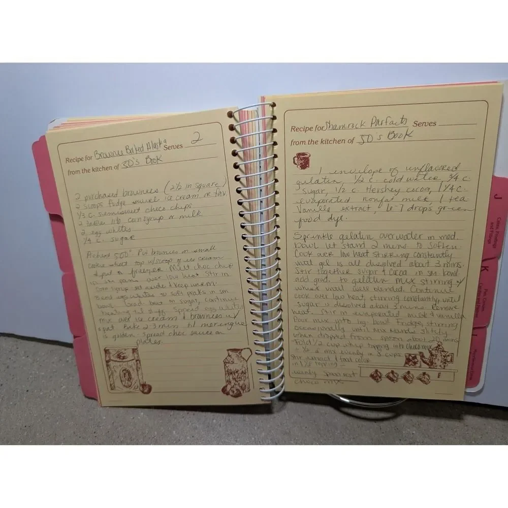 With Love From My Kitchen Vintage Recipe Journal Nancy Radcliffe Edwards Spiral